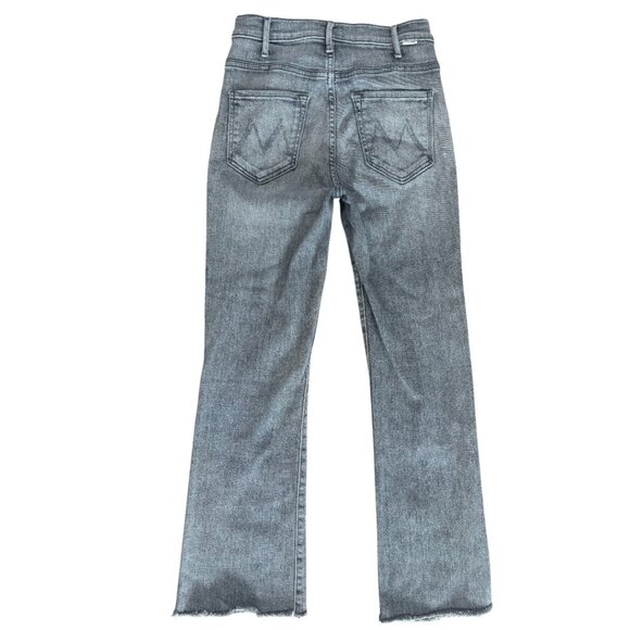 MOTHER HUSTLER ANKLE FRAY STRAIGHT JEANS IN DAYTONA NIGHTS SZ. 26" - Picture 5 of 7